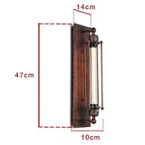 Long Pencil Bulb Industrial Retro Wall Light