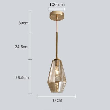 Merrial - Hanging Glass Pendant Lamp