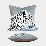 Cushion Cover Decorative Pillow Case Modern Animal Collection Leopard Print Soft Velvet Coussin Sofa Chair Decorating