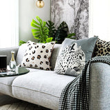 Cushion Cover Decorative Pillow Case Modern Animal Collection Leopard Print Soft Velvet Coussin Sofa Chair Decorating