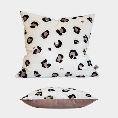 Cushion Cover Decorative Pillow Case Modern Animal Collection Leopard Print Soft Velvet Coussin Sofa Chair Decorating