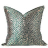Cushion Cover Decorative Pillow Case Modern Simple Luxury Leaf Jacquard Champagne Coussin Sofa Chair Square Bedding