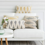Cushion Cover Decorative Tufting Pillow Case Modern Simple Stripe Geometric Home Sofa Chair Bedding