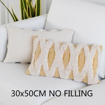 Cushion Cover Decorative Tufting Pillow Case Modern Simple Stripe Geometric Home Sofa Chair Bedding