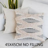 Cushion Cover Decorative Tufting Pillow Case Modern Simple Stripe Geometric Home Sofa Chair Bedding
