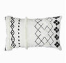 Cushion Cover Decorative Waist Pillow Case Nordic Geometric White Black Lines Tufted Tassels Modern Sofa Chair Cousin