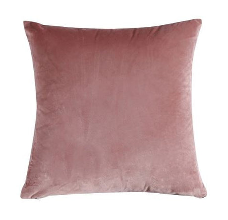 Velvet Solid Throw Pillow Cushion Cover