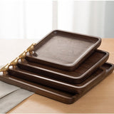 Polly Golden Magpie Walnut Tray