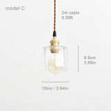 Petunia Glass Mid Century Pendant Light