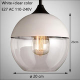 Modern Nordic Glass Pendant Light