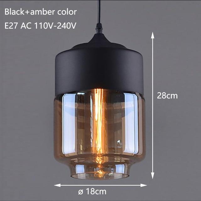 Modern Nordic Glass Pendant Light