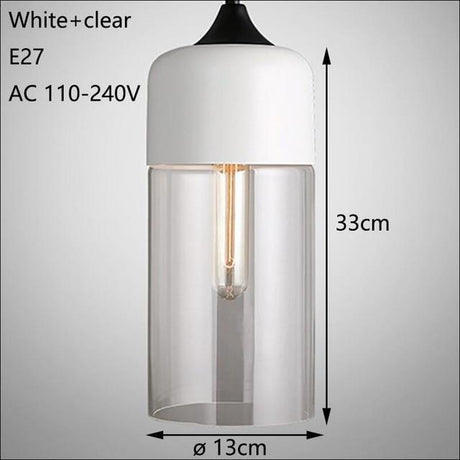 Modern Nordic Glass Pendant Light