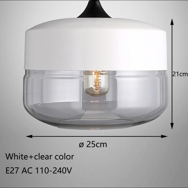 Modern Nordic Glass Pendant Light