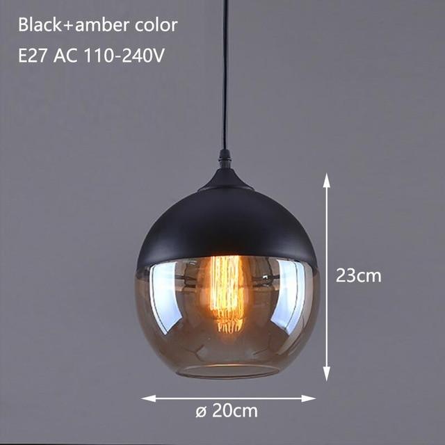 Modern Nordic Glass Pendant Light