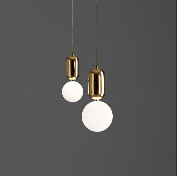 Modern Simple Led Pendant Lights - Glass Ball
