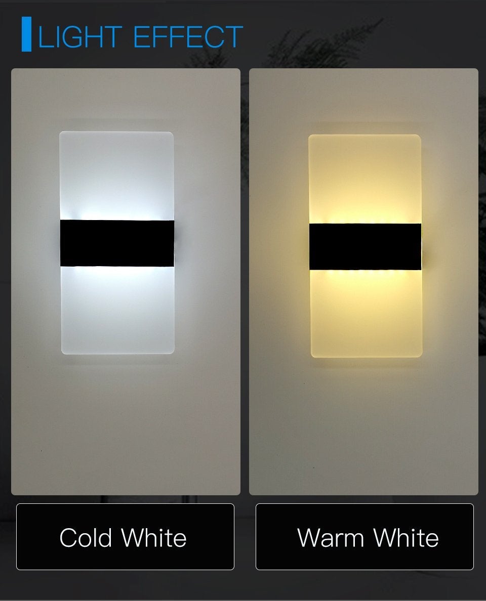 Modern Strip Acrylic LED Wall Lamp