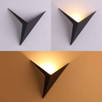 Modern Triangle Shape LED Wall Lamps