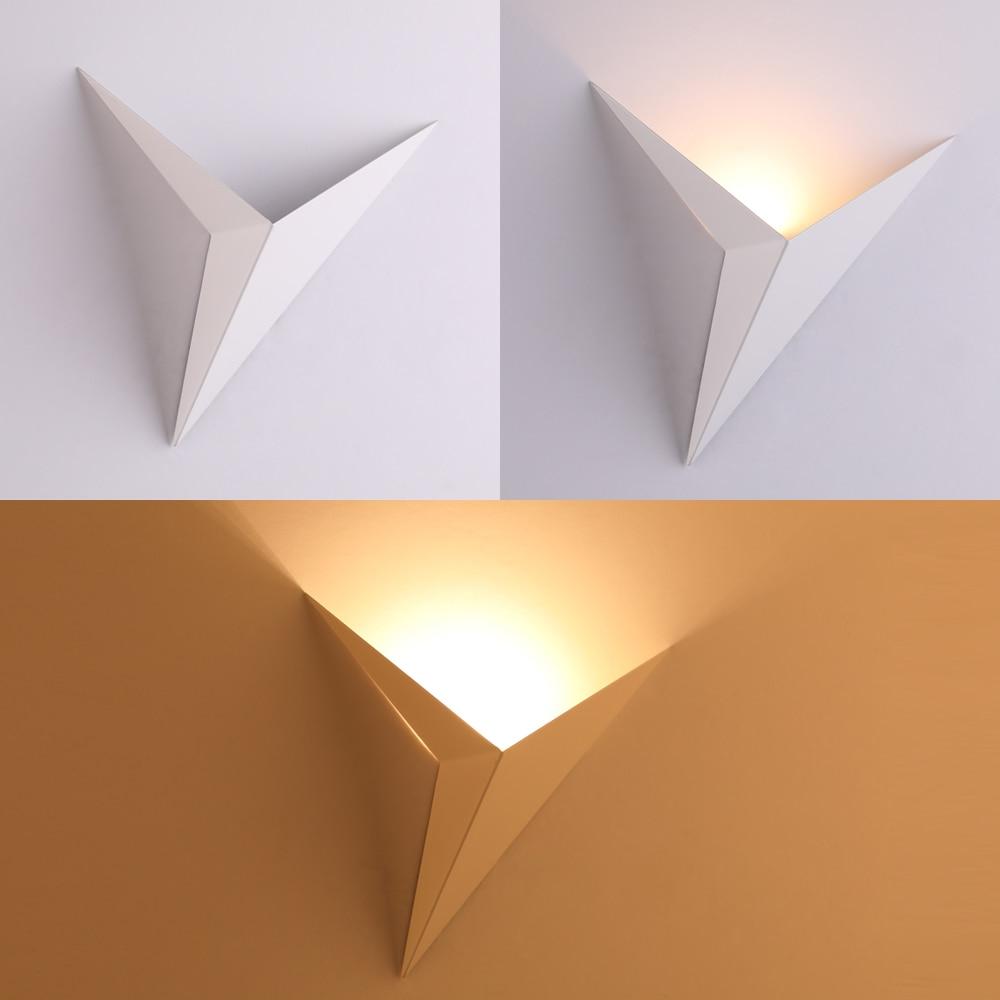 Modern Triangle Shape LED Wall Lamps