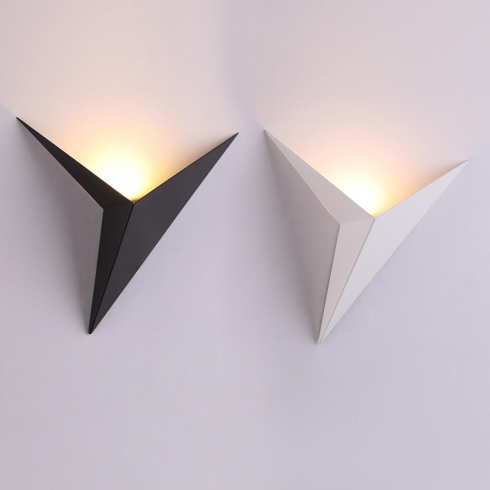 Modern Triangle Shape LED Wall Lamps