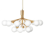 modern chandelier brass