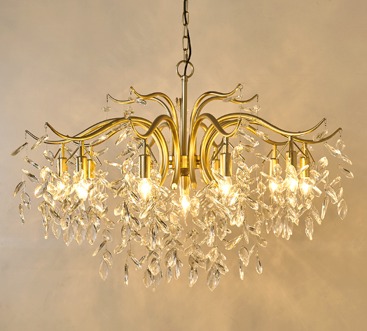 modern crystal chandelier lighting