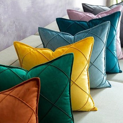 Modernistic Velvet Pillow Cover