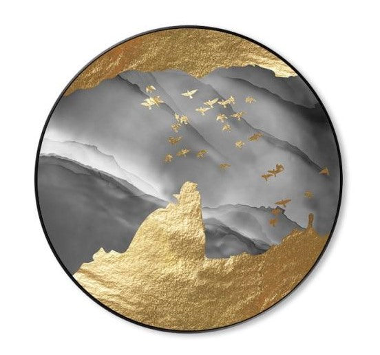 Movement in Gold Canvas Prints