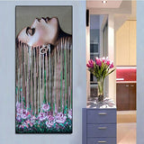 Moving Hand Painted Canvas