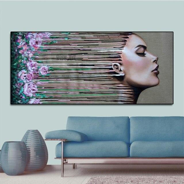 Moving Hand Painted Canvas