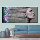 Moving Hand Painted Canvas