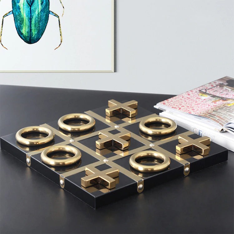 Nila Luxury Tic Tac Toe Board