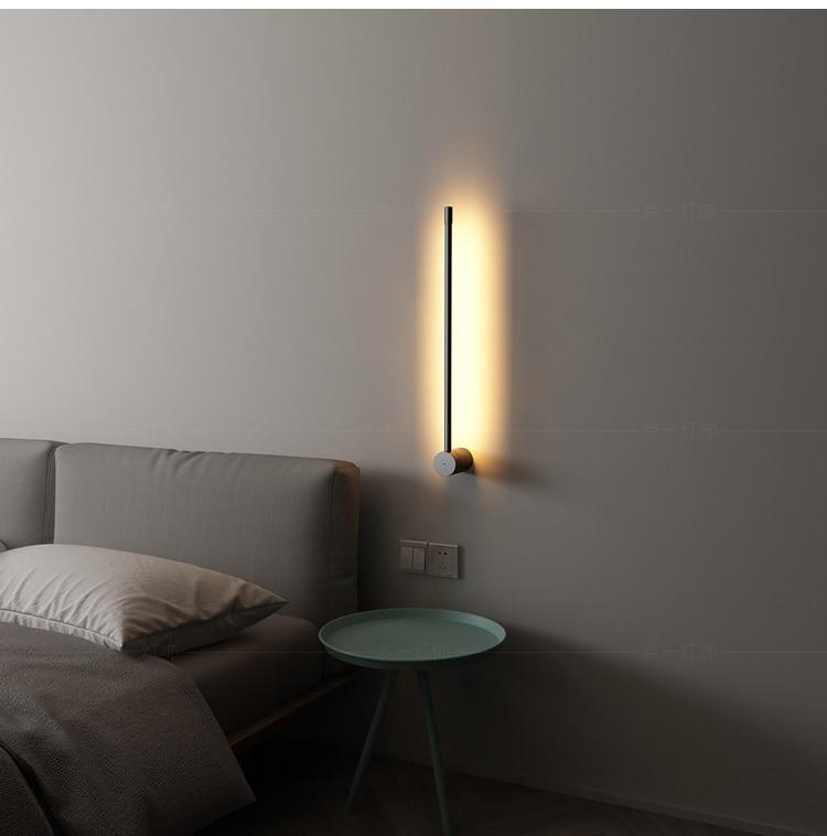 Nordic Minimalist Straight Stylish Wall Lamp