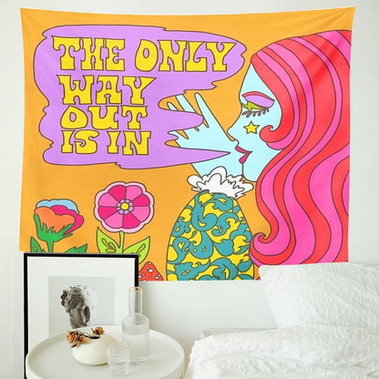 The Only Way Out Tapestry