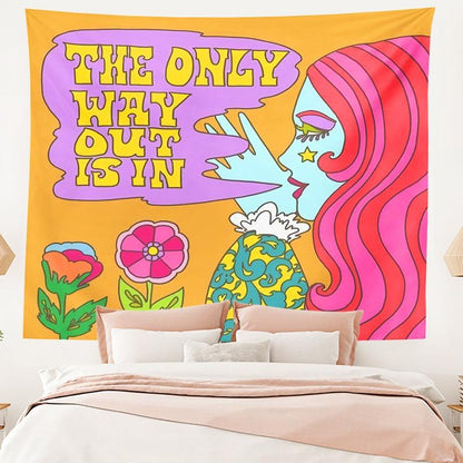 The Only Way Out Tapestry
