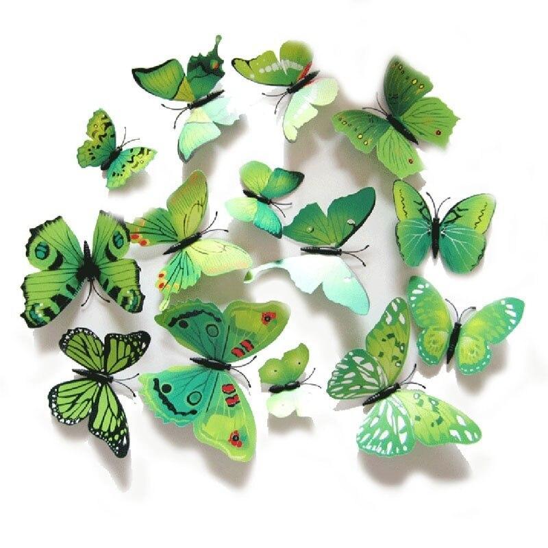 3D Butterfly Wall Decals