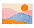 Orange Sun Bath Mat