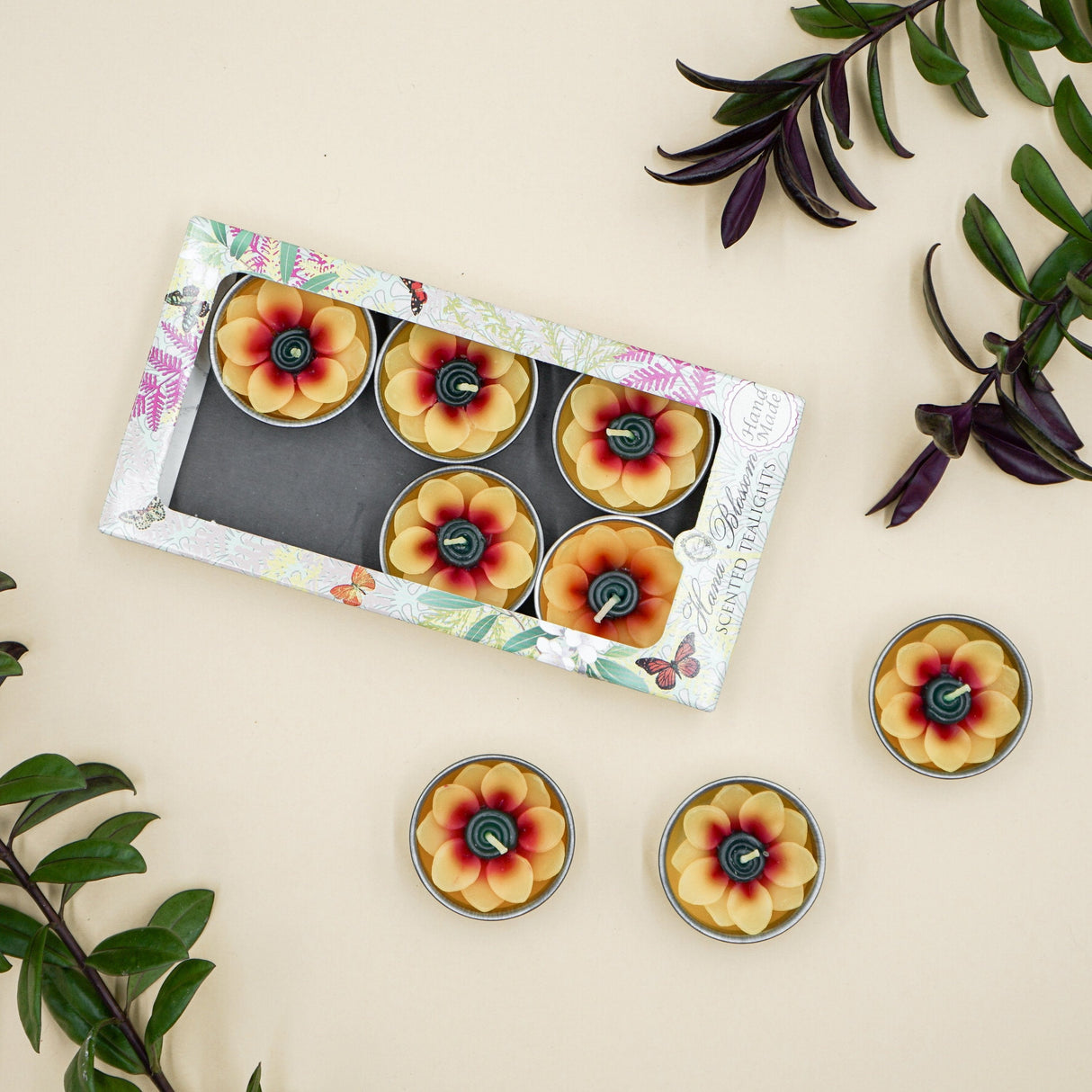 Sunflower Scented Tealight Candles