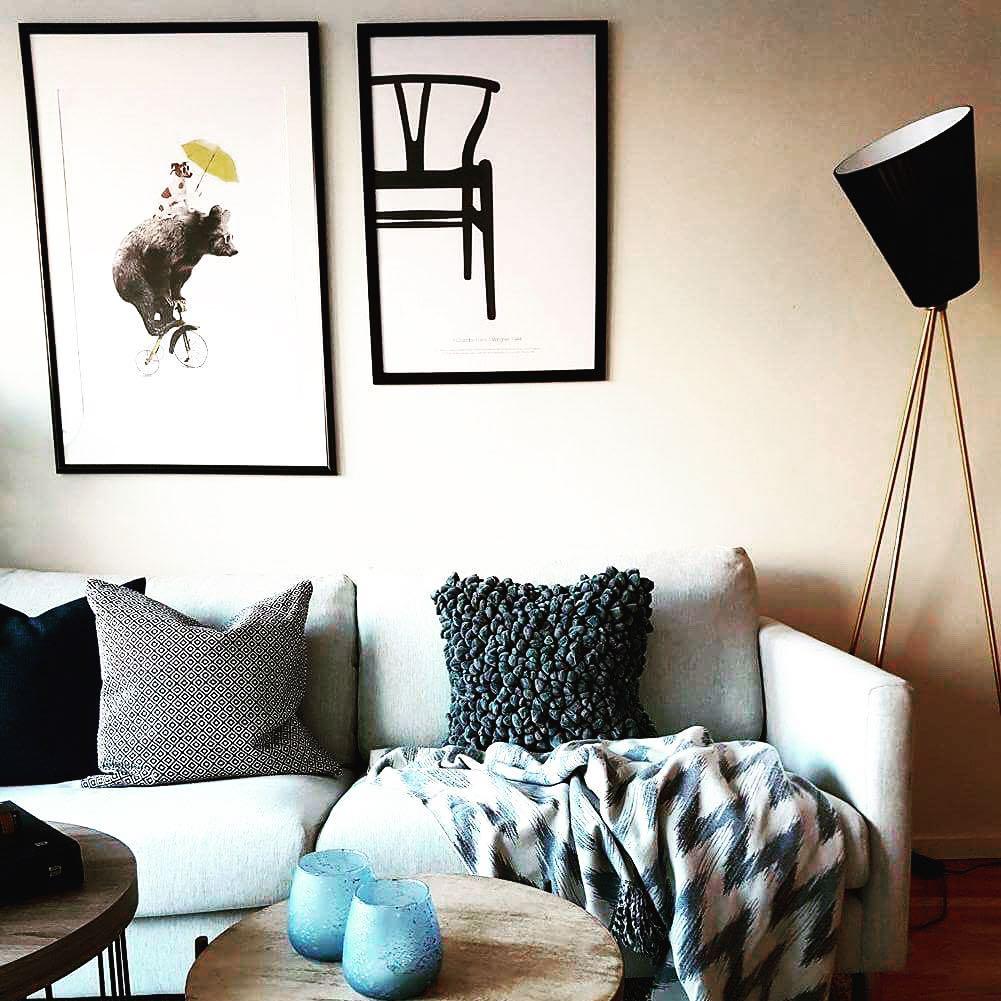 Modern Oslo Wood Floor Lamp