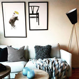Modern Oslo Wood Floor Lamp