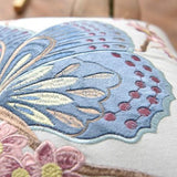 Papillon Embroidered Pillow Covers