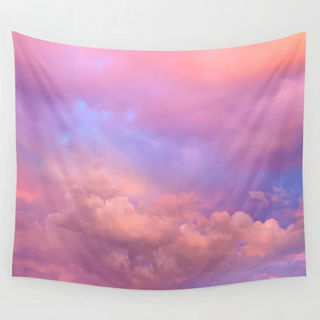 Pastel Clouds Tapestry