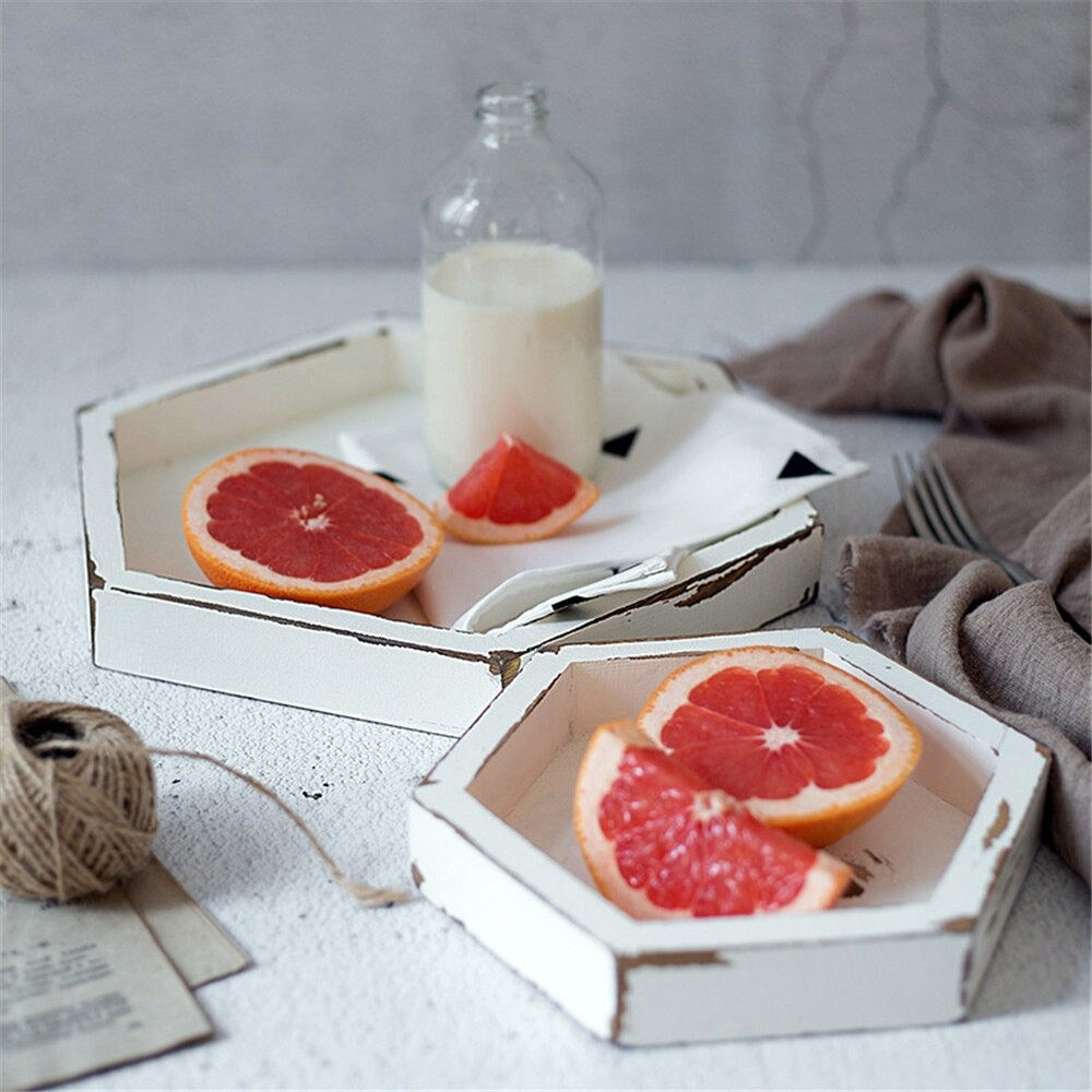 Paulette Octagon Serving Trays