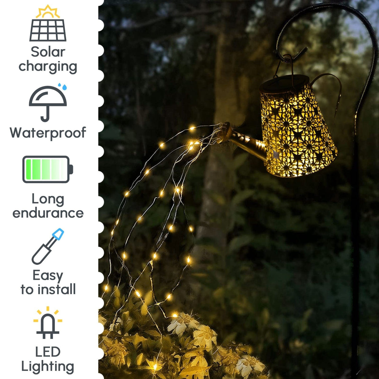 Watering Can Solar Light