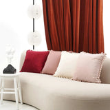 The Luxe Pom Pom Velvet Pillow Cover