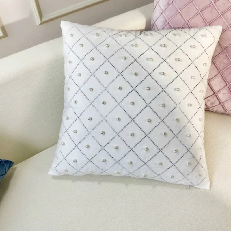 Posh Pearl Pillow Cover