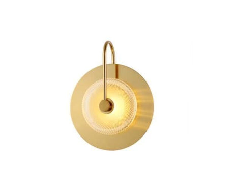 Wattle - Circular Modern Art Deco Wall Lamp