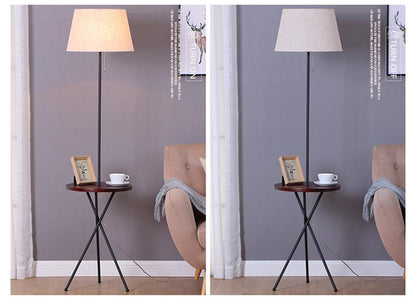 Lance - Modern Nordic End Table & Lamp