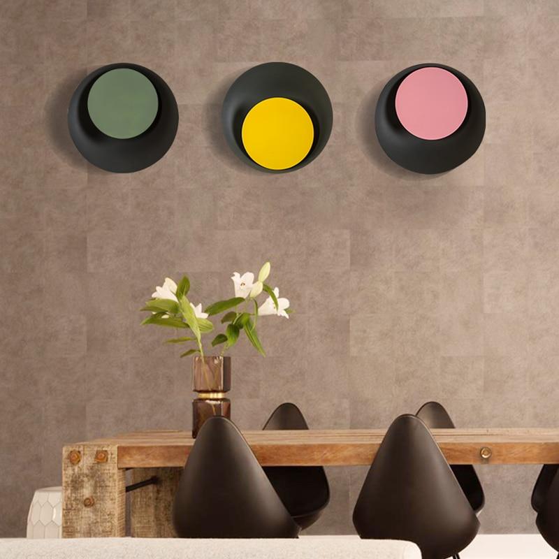 Grais - Modern Nordic Macaroon Moon LED Wall Lamp