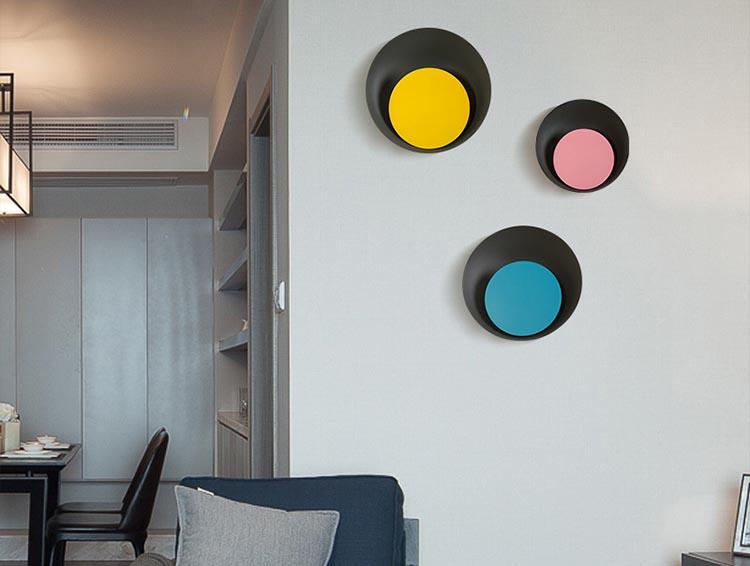 Grais - Modern Nordic Macaroon Moon LED Wall Lamp