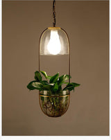 Lileas - Modern Hanging Planter Lamp